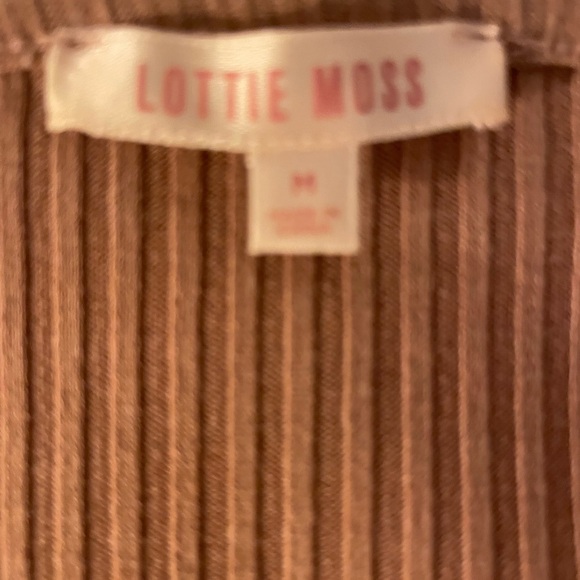 Chic Dusty Rose Colored Ribbed Mini Dress - Picture 3 of 3